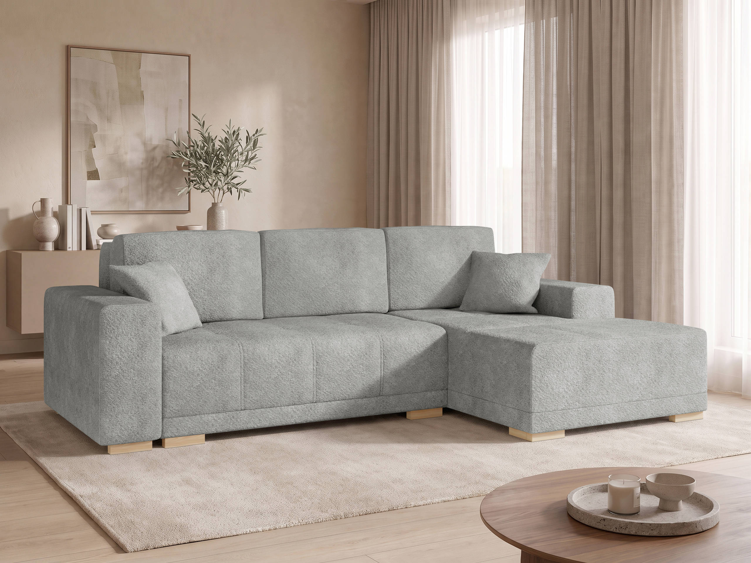 Horn­sófi Columbus 268 (Coral 75)