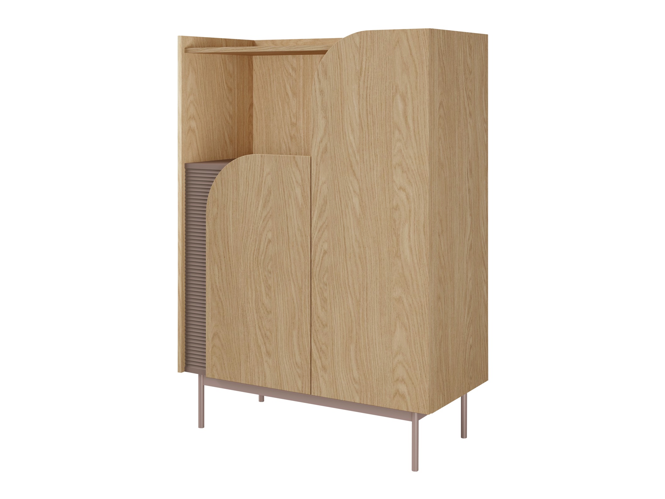Skenkur Dunsonu 104 (Eik + Taupe)